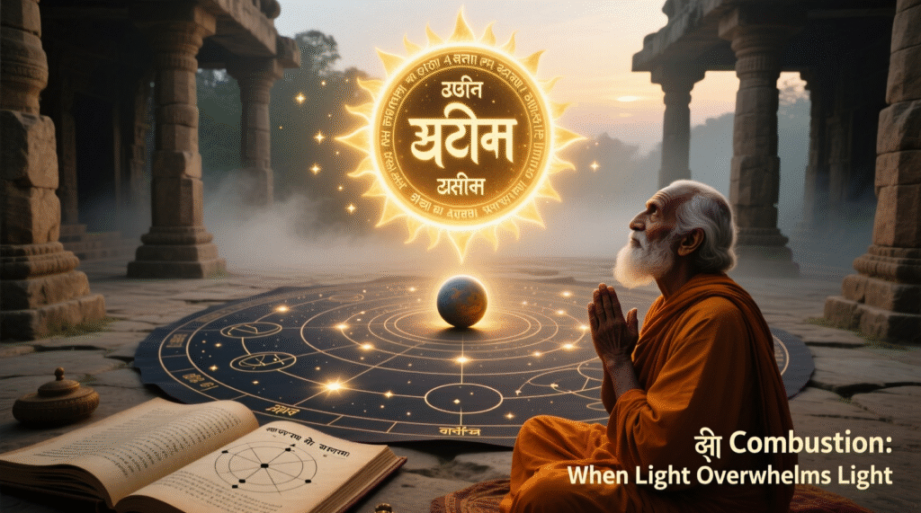 Combust Planets in Vedic Astrology